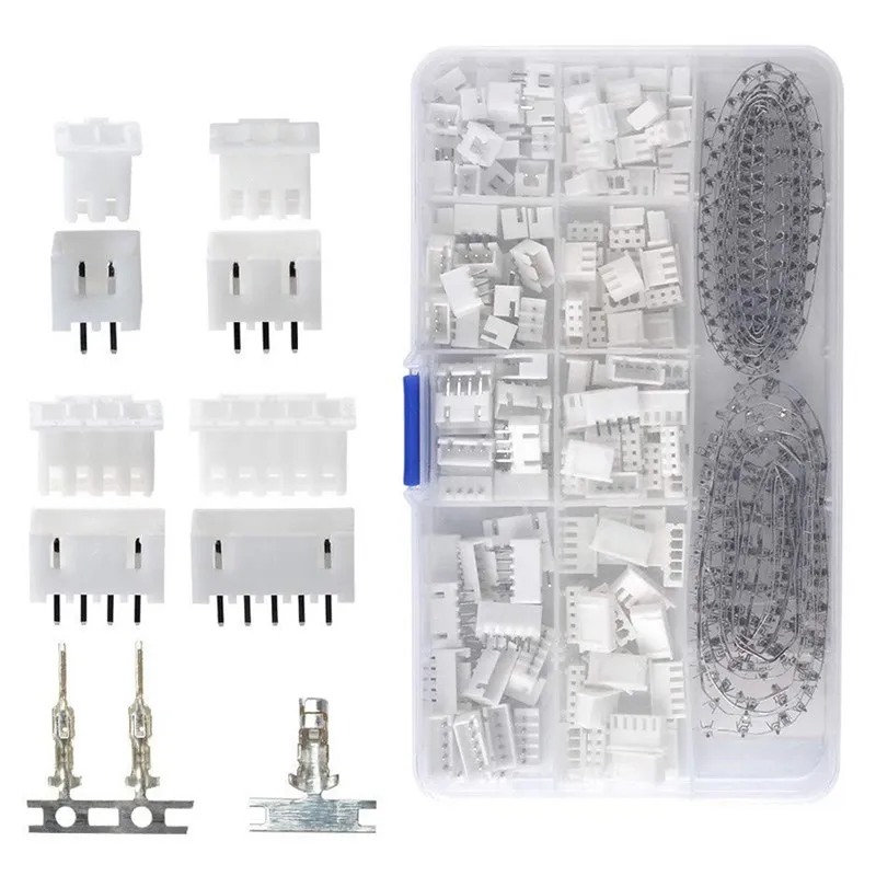 560 шт 2 54 мм JST XH P 2/3/4/5 Pin Корпус с мужской/женский штыревой разъем провода Dupont