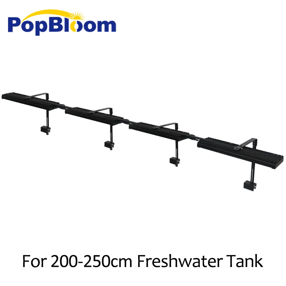 Popblom led ламповый аквариум светодиодные лампы в аквариуме для пресноводных