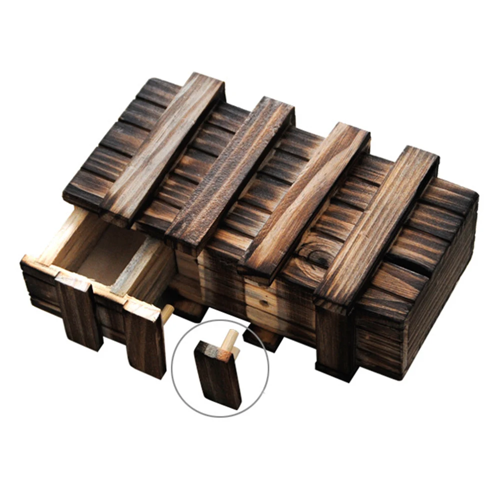 Для взрослых разблокировка Деревянный головоломка Волшебная коробка Подарочный