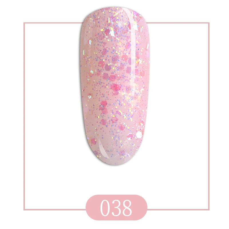 RS NAIL 40 цветов УФ-Гель-лак стойкий Гель-лак для нейл-арта Маникюр Esmalte Permanente замочить от 8 мл - Цвет: S-038