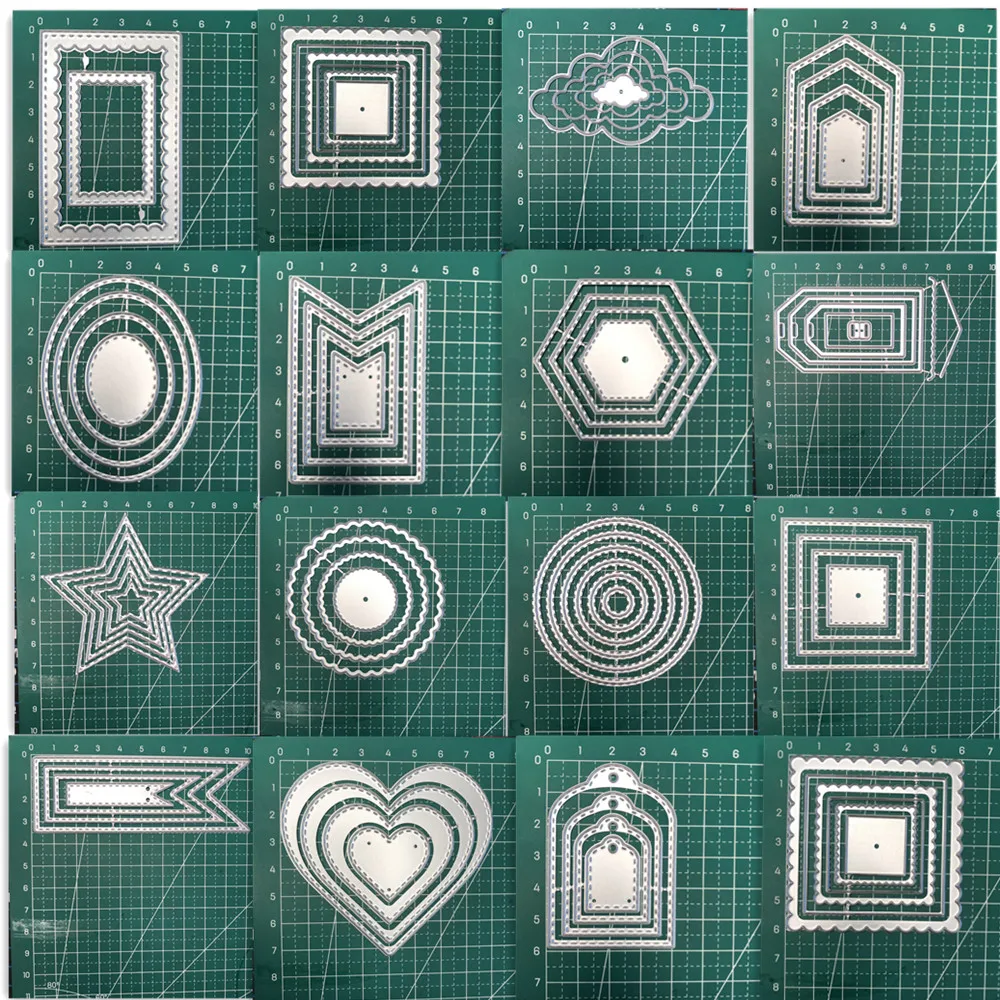 

Frame Metal Cutting Dies For Dies Scrapbooking Dies Cut for DIY Photo Album Card Craft Paper Embossing Supplies