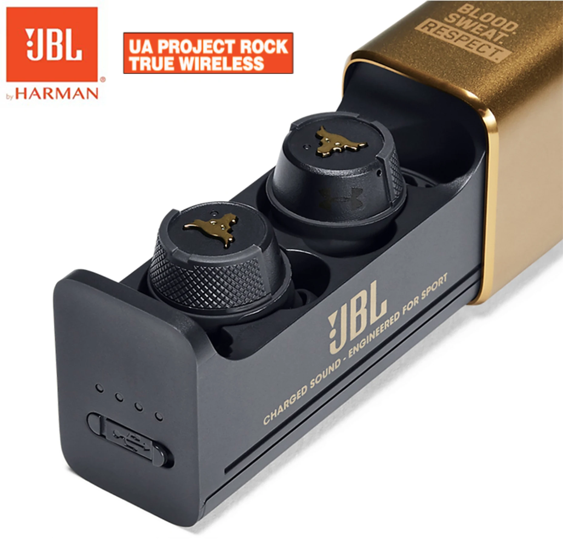 

Оригинальные беспроводные Bluetooth-наушники JBL мкА Project Rock, наушники-вкладыши IPX7, игровые стереонаушники с микрофоном, спортивные наушники