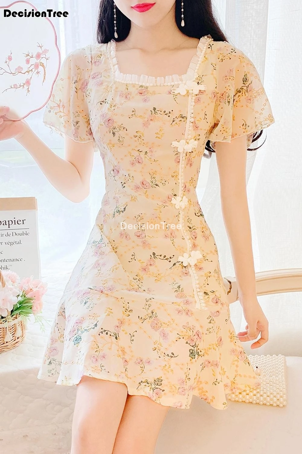 

2021 chinese dress pattern chinese dress plaid qipao dresses women clothing cheongsam modern vestido chinese wedding dress