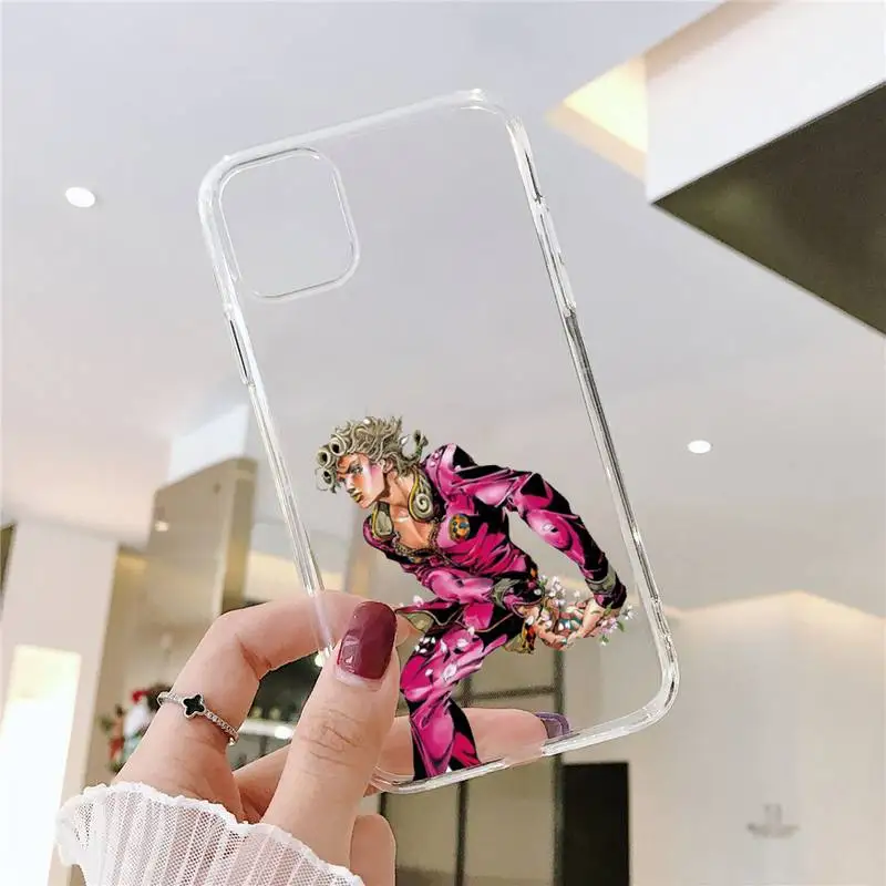 

ADVENTURE OVER HEAVEN JoJo Phone Case Transparent soft For iphone 5 5s 5c se 6 6s 7 8 11 12 plus mini x xs xr pro max