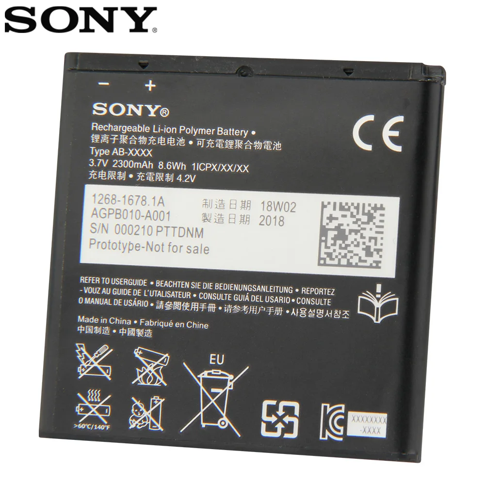 Оригинальная запасная батарея Sony BA950 Для SONY Xperia M36h C5502 C5503 AB 0300 ZR SO 04E натуральная