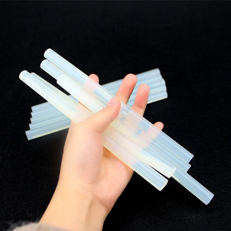 Free shipping(10PCS/Lot) Non-Toxic  11mm X190mm Adhesive Craft Sticks Hot Melt Glue Sticks Translucent Black