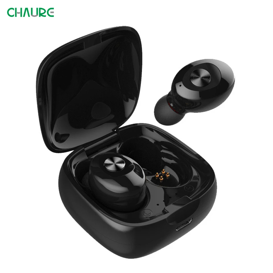 CHAURE TWS 5 0 Bluetooth наушники 3D стерео Беспроводные спортивные вкладыши с двойным