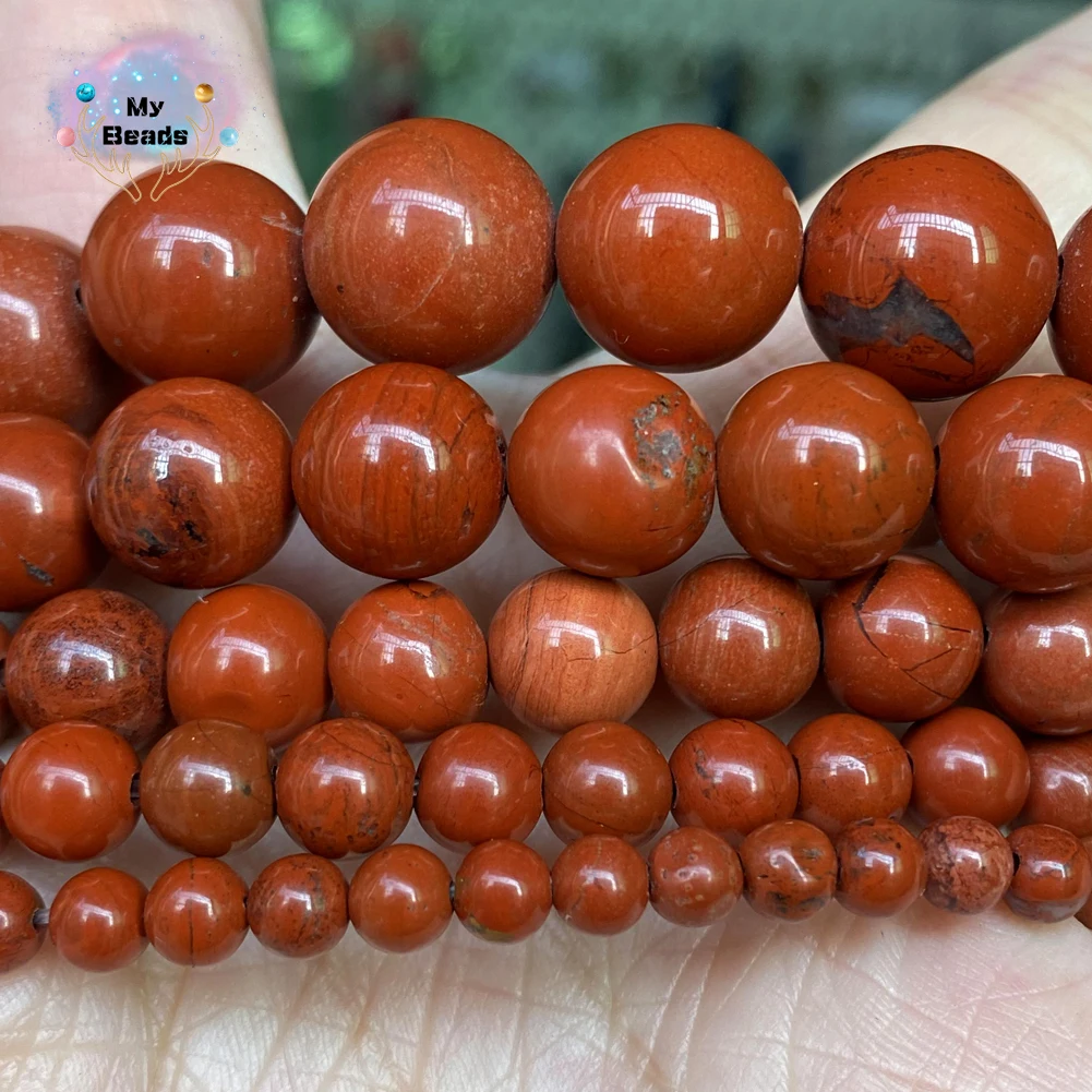 

Бусины из натуральной яшмы, круглые камни россыпью, для изготовления ювелирных изделий «сделай сам», для браслетов, ожерелий, аксессуары 4, 6,...