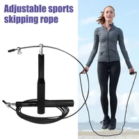 racing skipping metal handle bearing steel wire skipping rope 3m adjustable length homefitness equipment