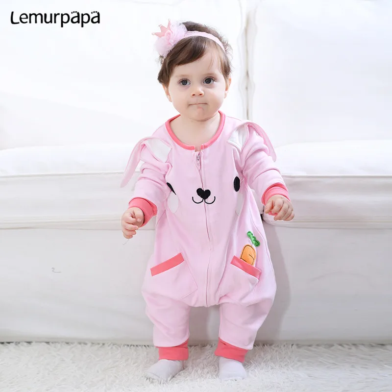 

Детский хлопковый комбинезон с длинным рукавом, на возраст 0-3 года