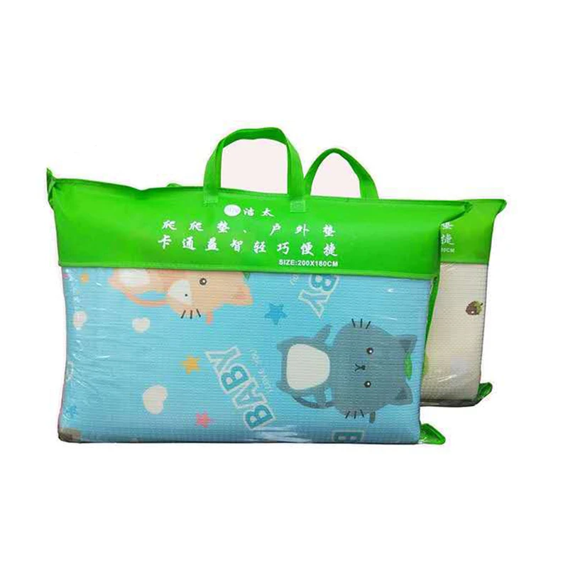 Двусторонний детский коврик для ползания Мультяшные животные 5 мм