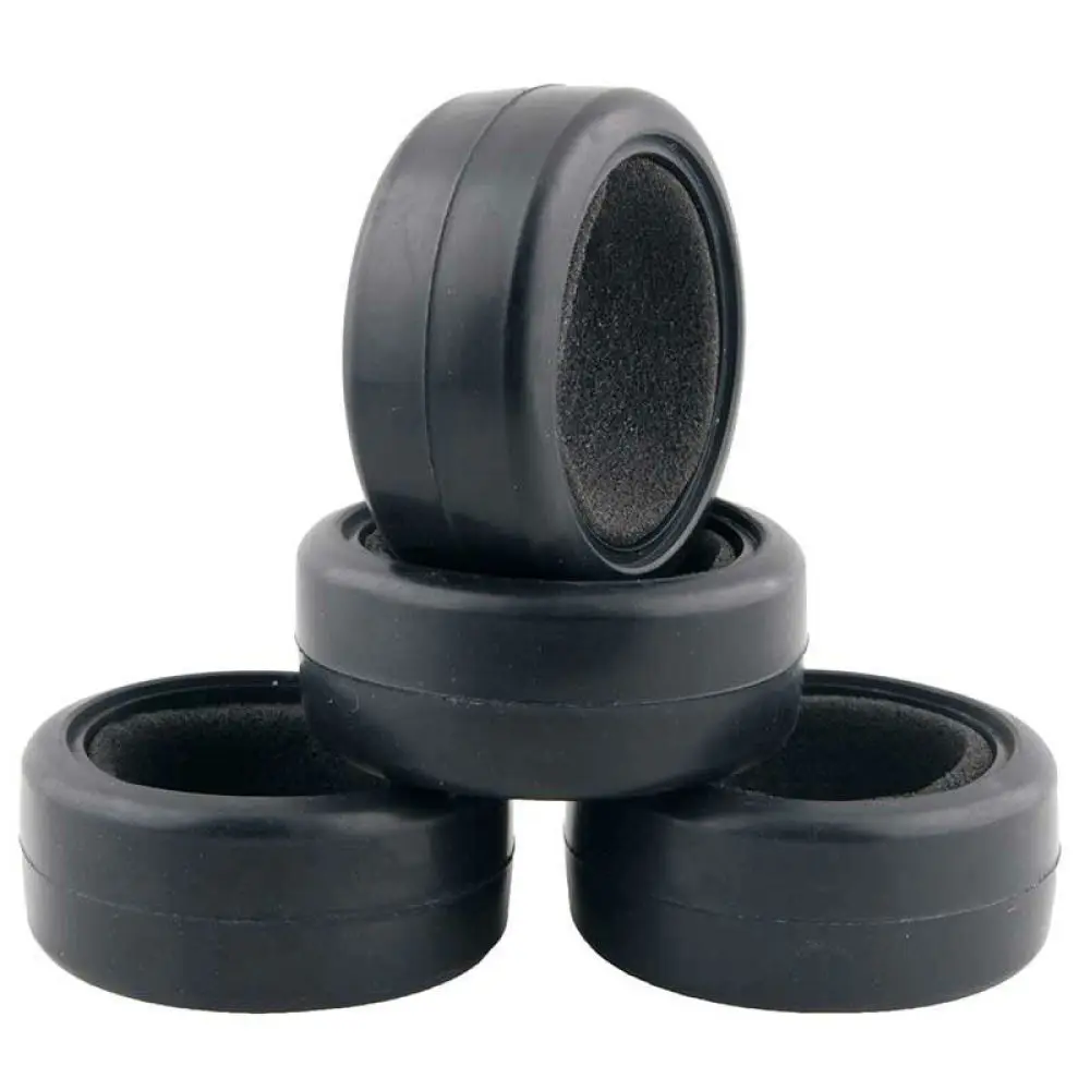 4 шт. 1/10 RC на дороге гоночные резиновые шины с губкой внутри для Tamiya TT 02 01 TT02/TT01/TT01E