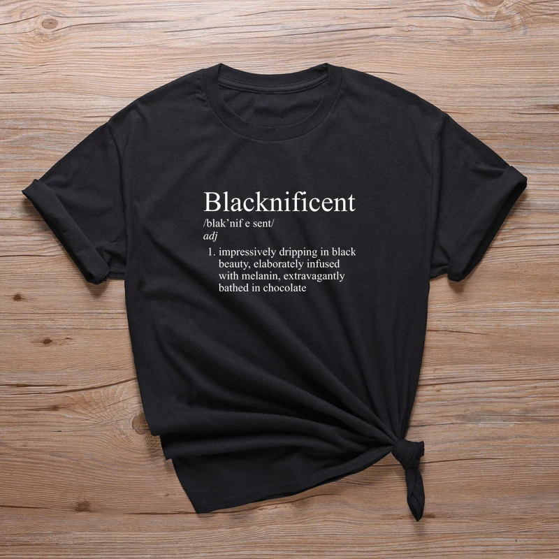 Футболка Blacknificent Black Lives Matter футболка со слоганом Дамская хипстерская