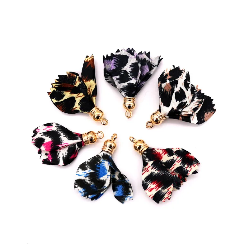 10 шт./лот модные аксессуары фурнитура для ювелирных изделий полиэфирная ткань