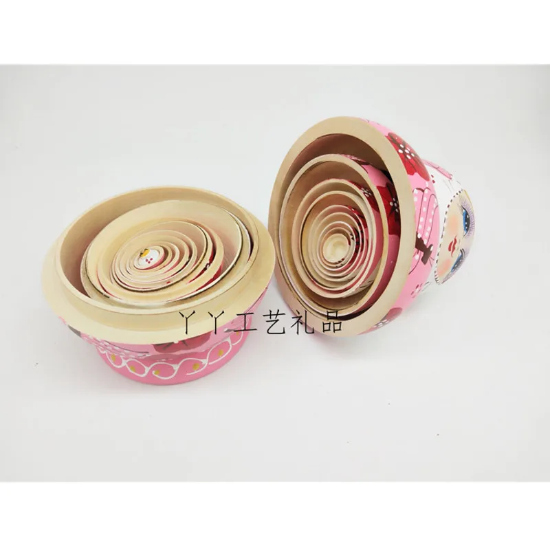 10 шт./компл. 14 5 см Матрешка кукла Русская Детские деревянные игрушки русские