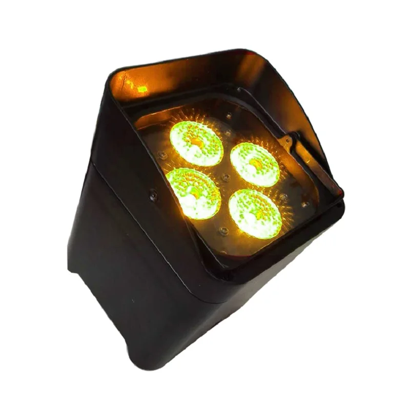 16 шт./лот высокое качество светодиодный par 4 шт. rgbwa uv18W 6In1 беспроводной аккумулятор