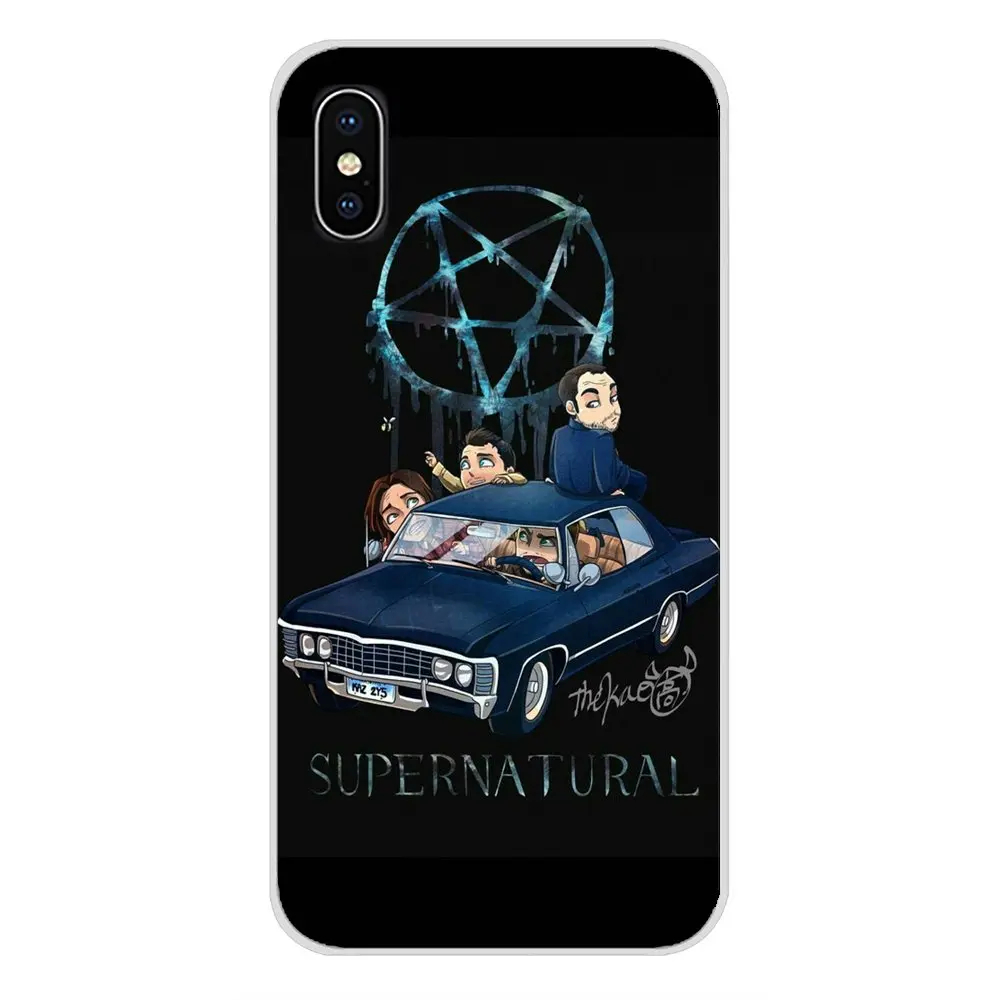 transparent tpu skin cover for apple iphone x xr xs 11pro max 4s 5s 5c se 6s 7 8 plus ipod touch 5 6 supernatural jared padaleck free global shipping