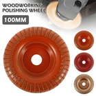 Шлифовальный круг, Круглый шлифовальный круг для древесины, 100 мм x 16 мм, аксессуар для резьбы по дереву, резьба, вращающийся инструментов