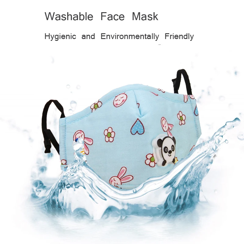 PM2.5 детский фильтр Маска респираторный клапан уплотненная смога маска