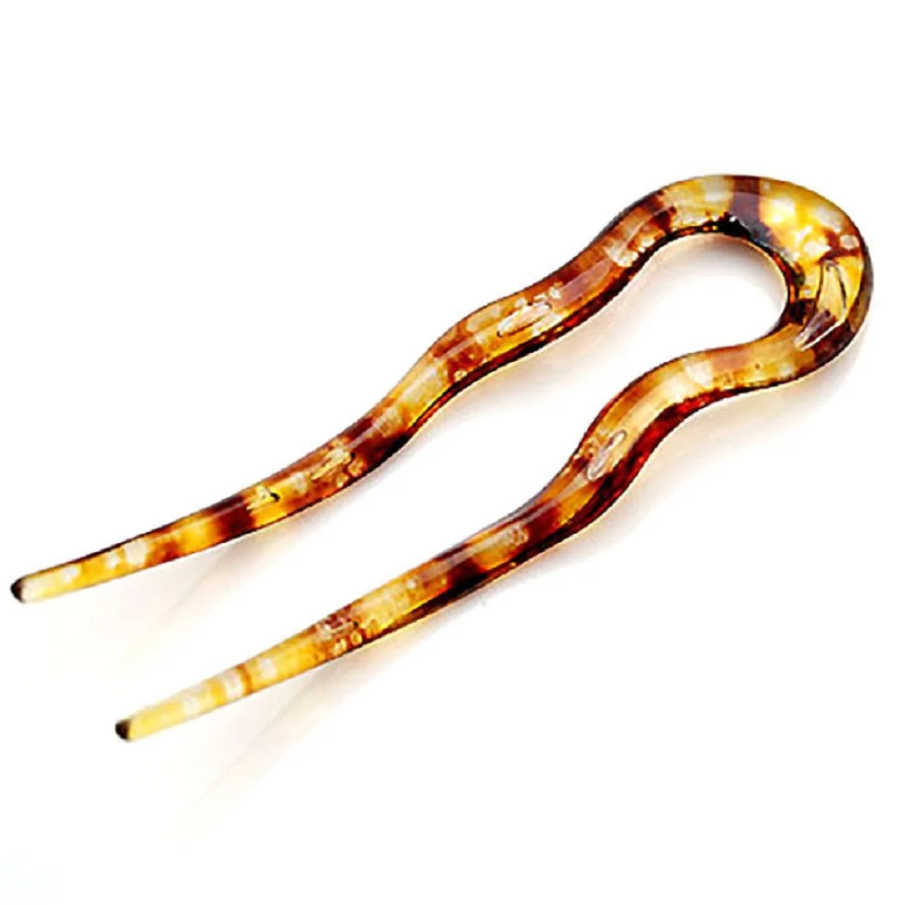 

1 PC New U Shape Hair Clips Grips Convenient Simple Plastic Forks Styling Tool Hairpins Newly Magic Bending Hairwear Decoration