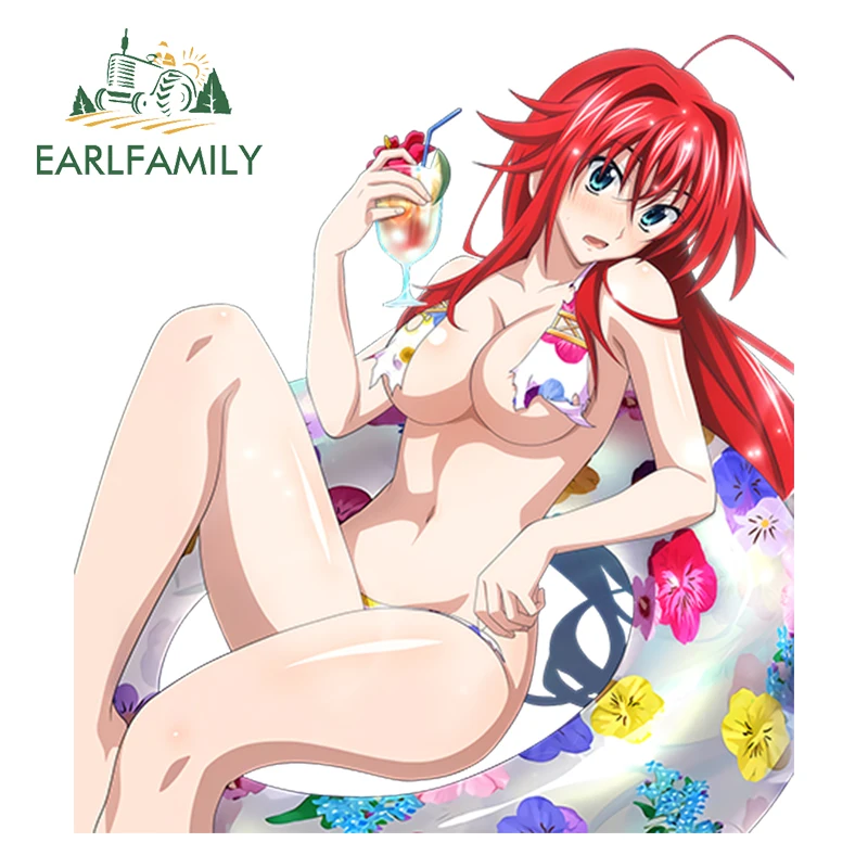 EARLFAMILY 13 см сексуальная униформа девушка Наклейка 3D старшая школа DxD