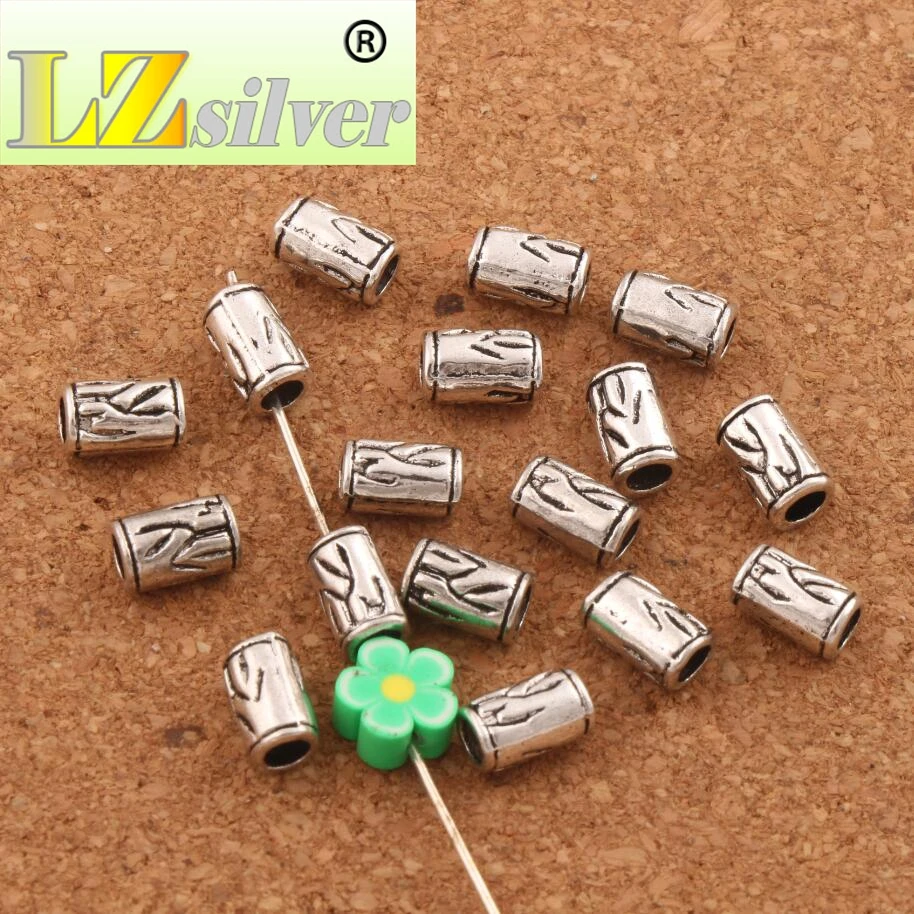 Orchid Curved Bail Style Tube Beads Spacers 8.7x5.3mm 300PCS zinc alloy Spacers Jewelry Findings L519