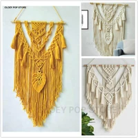 pendant macrame wall hanging boho woven tapestry hand cotton crafts room decor bohemian gorgeous home textile gift decoration