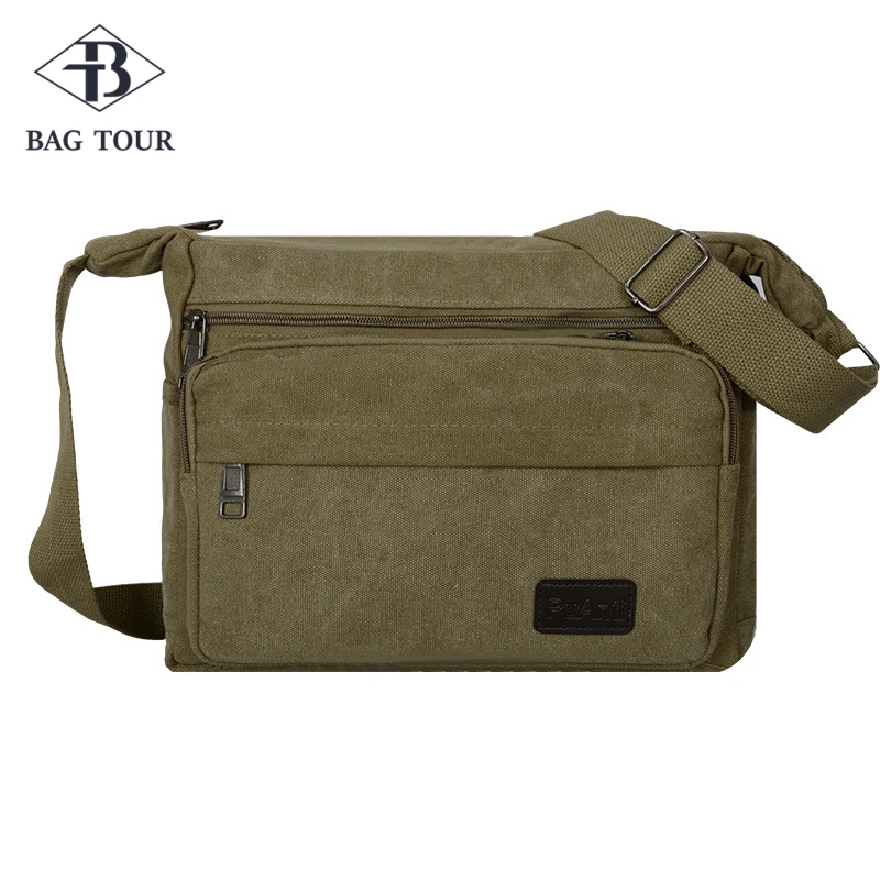 Сумки на плечо для молодых мужчин ретро однотонные сумки мессенджеры прочные