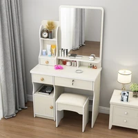 dressing table with a large mirror makeup vanity table bedroom dresser set with dressing stool wooden home furniture dressers