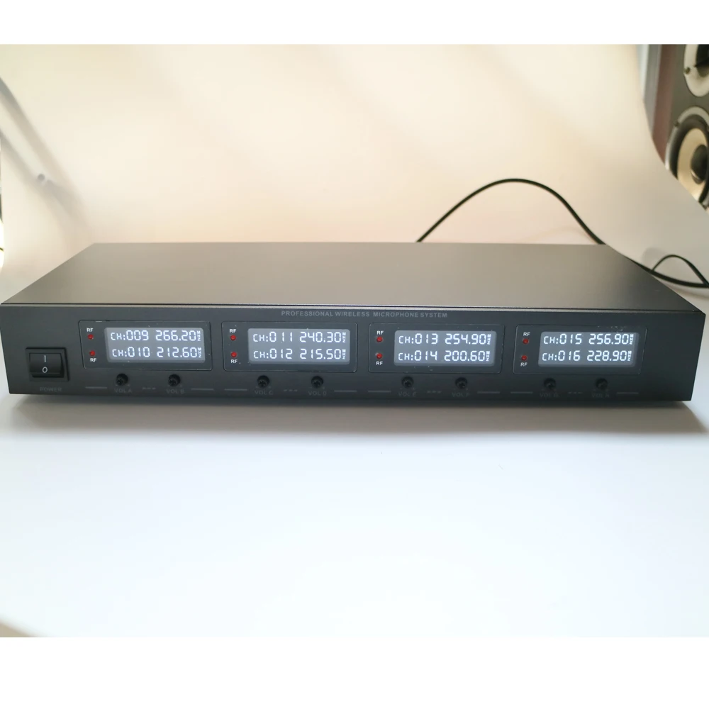 저렴한 호스트 판매 테이블 구즈넥 UHF 무선 데스크탑 8 마이크 시스템, 기자 회의 논의회의실 8 마이크 마이크 D2038