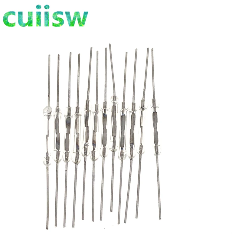 Язычковый переключатель 10 шт. MagSwitch 2*14 мм нормально открытый магнитный