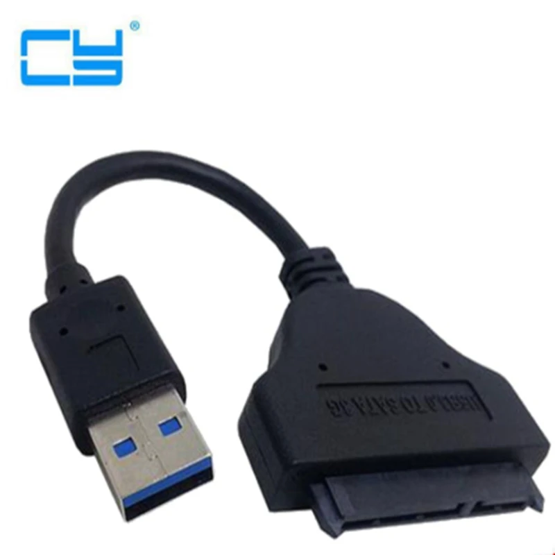 Высокоскоростной USB 3 0 на SATA 22Pin 2 5 &quotЖесткий драйвер HDD SSD Кабель адаптер короткая