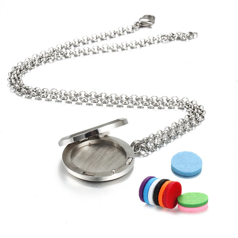 Ожерелье с подвеской для ароматерапии из нержавеющей стали | Ожерелья