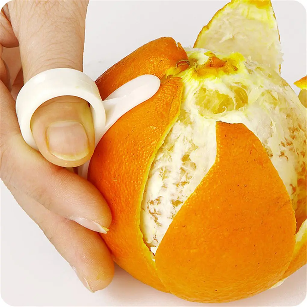 

1pc Open Orange Peel Orange Device Kitchen Gadgets Cooking Tools Peeler Parer Finger Type Opener Peeler Ring Kitchen Tools