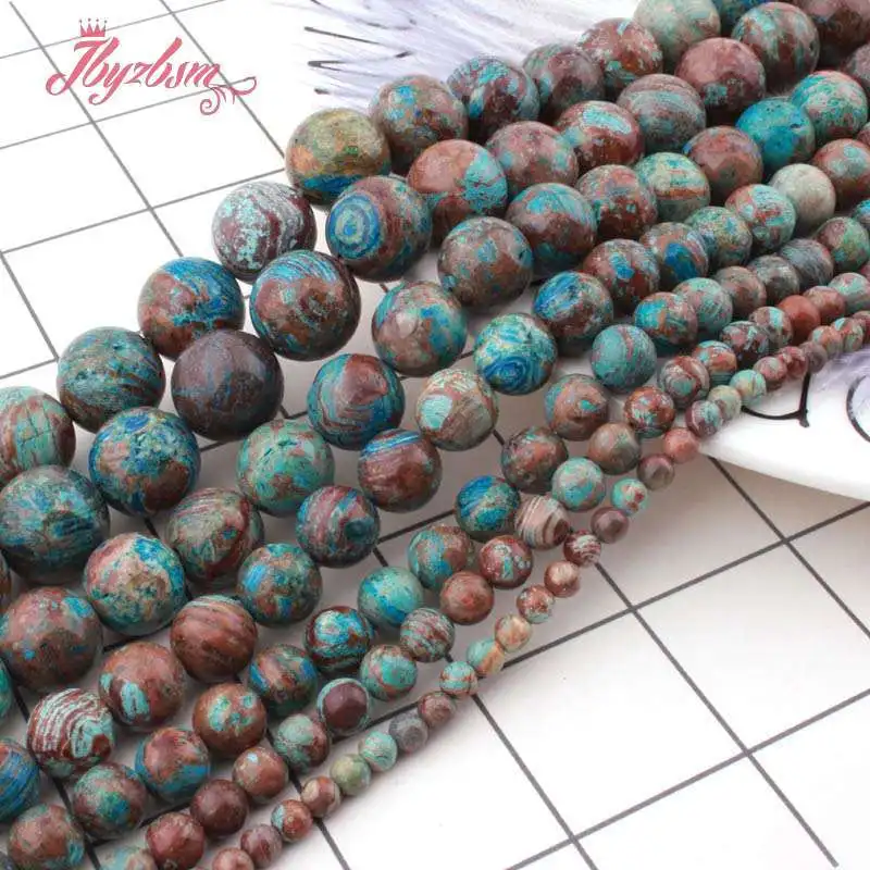 

Natural Crazy Lace Agates Round Bead 6/8/10/12mm Loose Stone Beads For DIY Necklace Bracelets Earring Jewelry Making Strand 15"