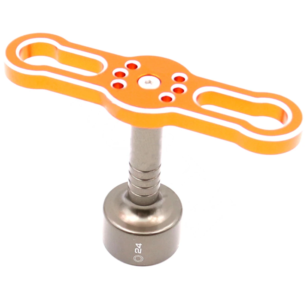 

Aluminum Alloy 24mm Hex Socket Wrench CNC Metal Part for 1: 5 RC Model Car