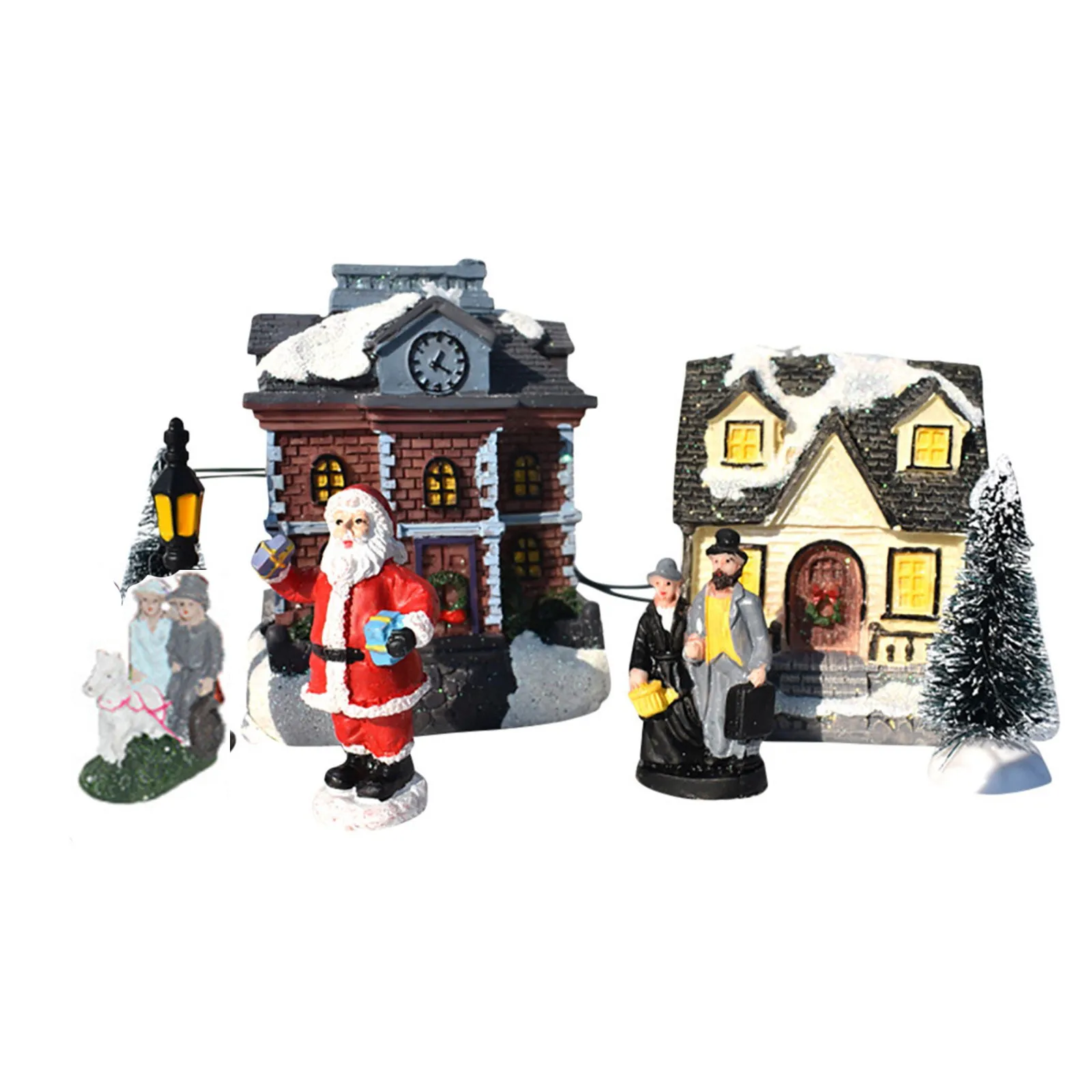 

10Pcs Light Miniature Furniture House Resin Decorate Creative Christmas Gifts Kids Play house toys juguetes