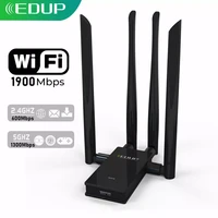 edup 1900mbps usb wifi adapter usb 3 02 0 network card receiver dual band 2 4g5ghz 46dbi antennas for laptop desktop computer
