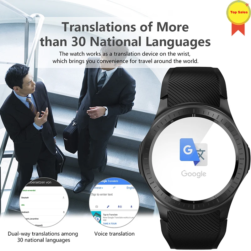 

new design 2019 4G Smart Watch 1G+16G WIFI+GPS+GSM Heart rate detection Pedometer 600mAh google Map Motion tracking Sports Watch