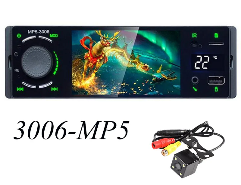 Автомобильный мультимедийный MP5-плеер Mirrorlink Авторадио 1 Din Bluetooth сенсорный экран