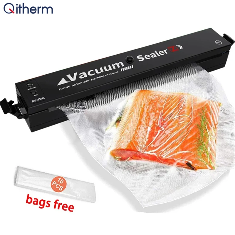 

New Upgrade Vacuum Sealing Machine Automatic Food Sealer System with 10 Sealing Bags Food Automatic Vacuum Sealer for Packaging
