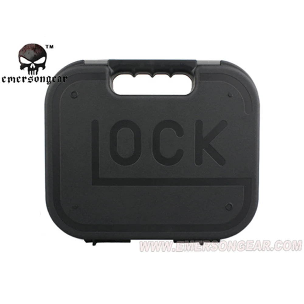 Emerson пистолет Glock Чехол тактический Жесткий Пистолет ABS коробка передач Чехол с подкладкой из пены страйкбол охотничья Коробка Чехол