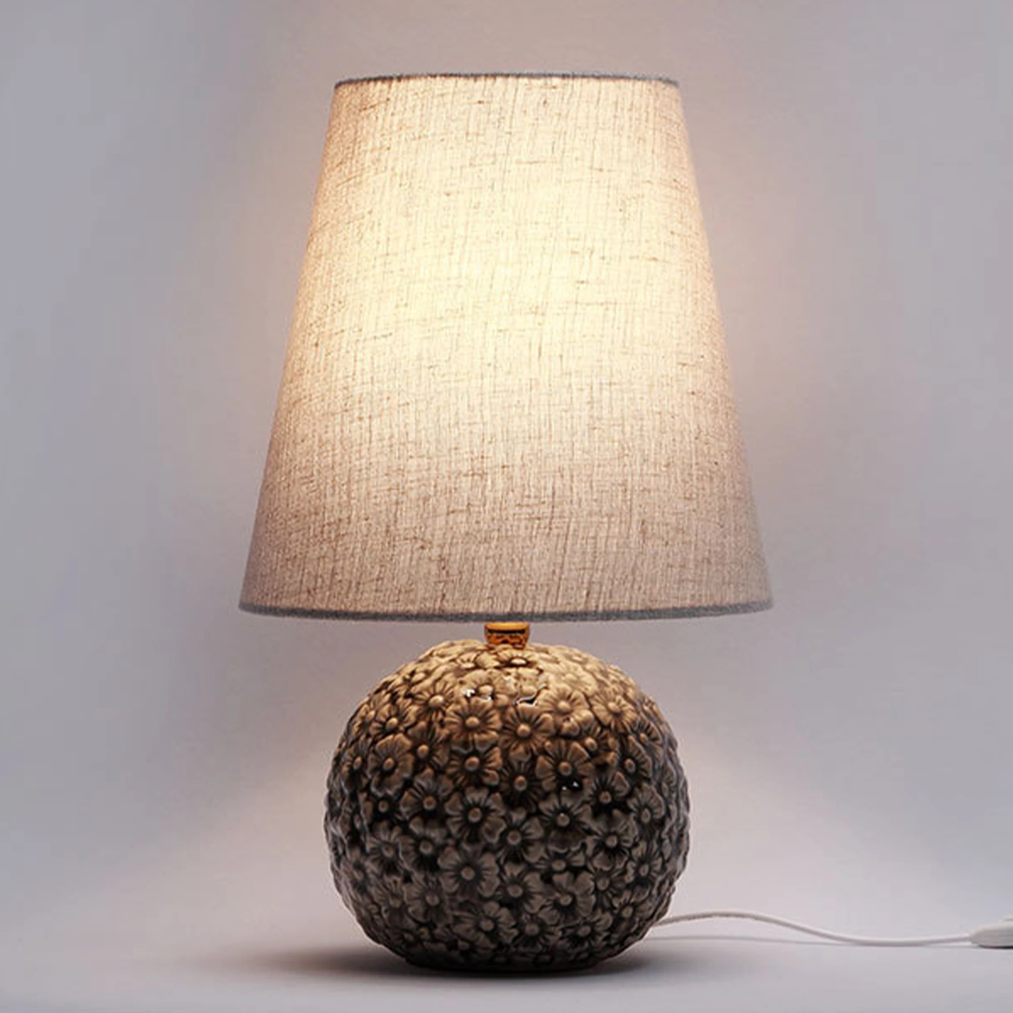Modern Minimalist LED Ceramic Table Lamp Living Room Bedroom Study Bedside | Лампы и освещение