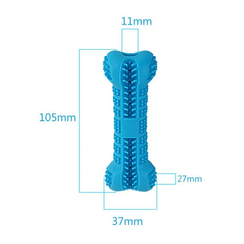 Игрушка для собаки в форме жевательные игрушки собак Bone укус Зубная щётка Pet