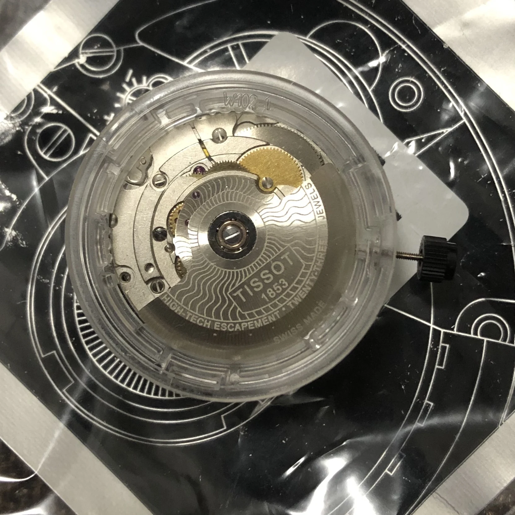 Швейцарский оригинальный механический механизм ETA C07.111|Часовой механизм| |