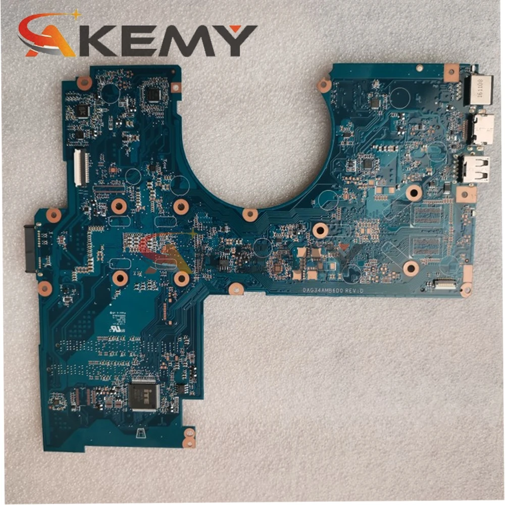 Günstig 856224-601 856224-501 Für HP Pavilion 15-AU Laptop Motherboard Mit SR2EY I5-6200U CPU DAG34AMB6D0 DDR4 100% Getestet Schnelle Schiff