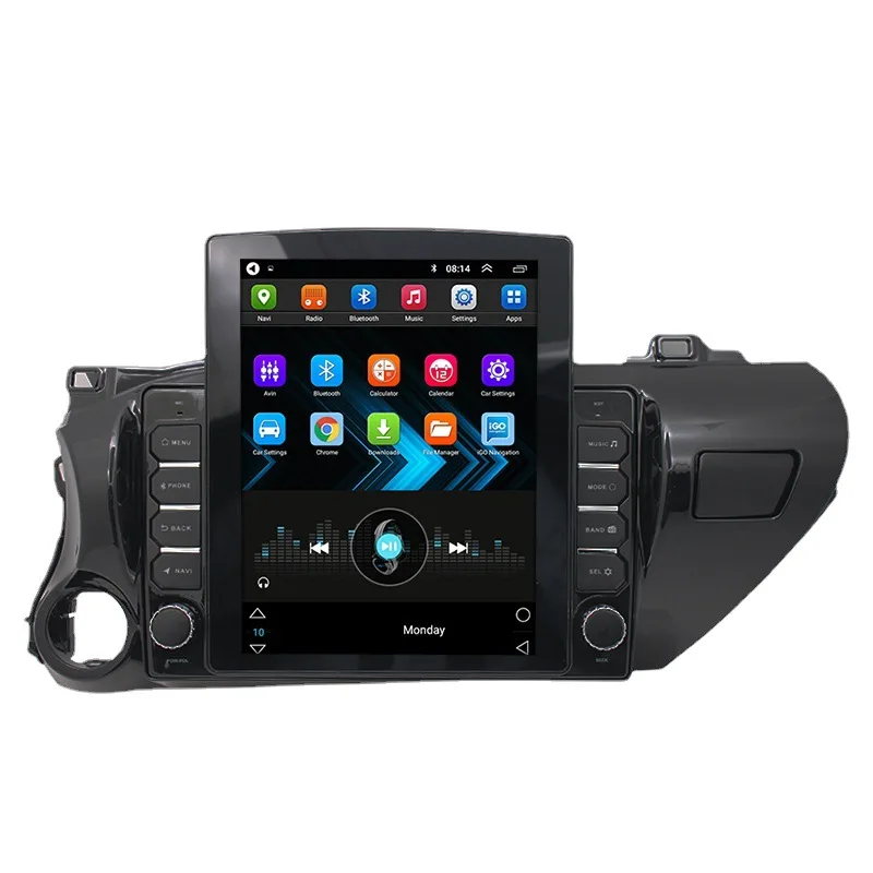 

Android Car GPS Navigation Tesla Style Multimedia Player for TOYOTA Hilux 2016- Auto Radio Stereo with BT WiFi Mirror Link