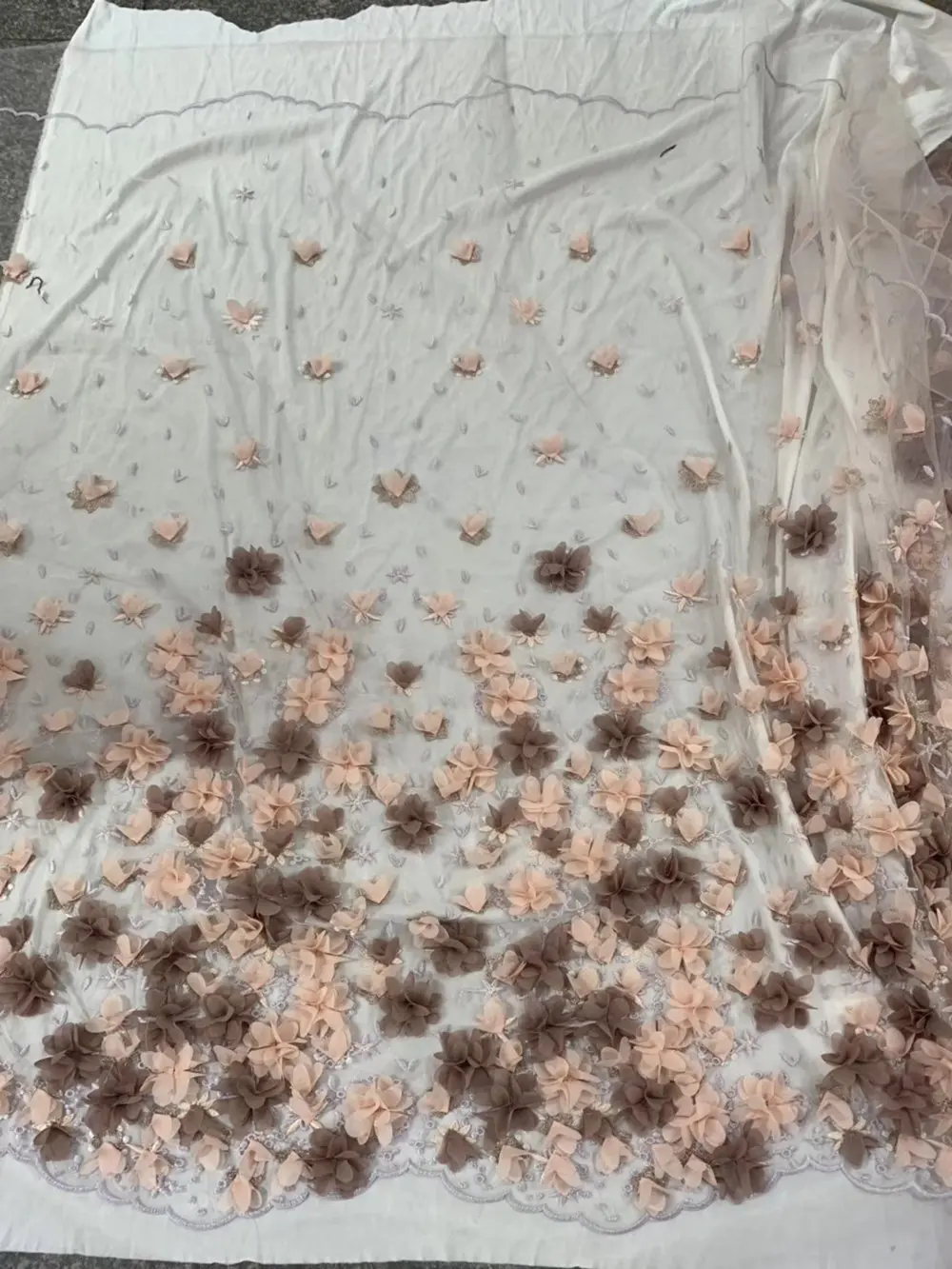 Высококачественная африканская кружевная ткань с вышивкой тюль сетка кружево