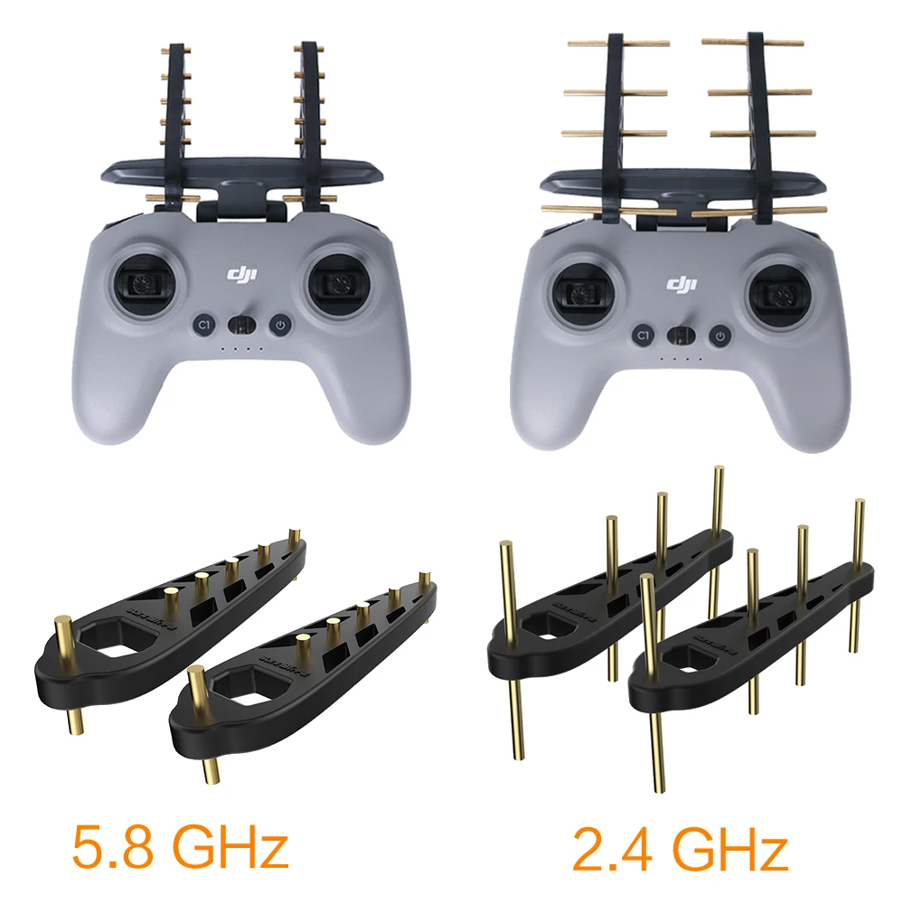 

Signal Amplifier for DJI FPV Antenna Remote Controller Signal Booster Antenna Range Extender 2.4GHz and 5.8GHz Range Accessories