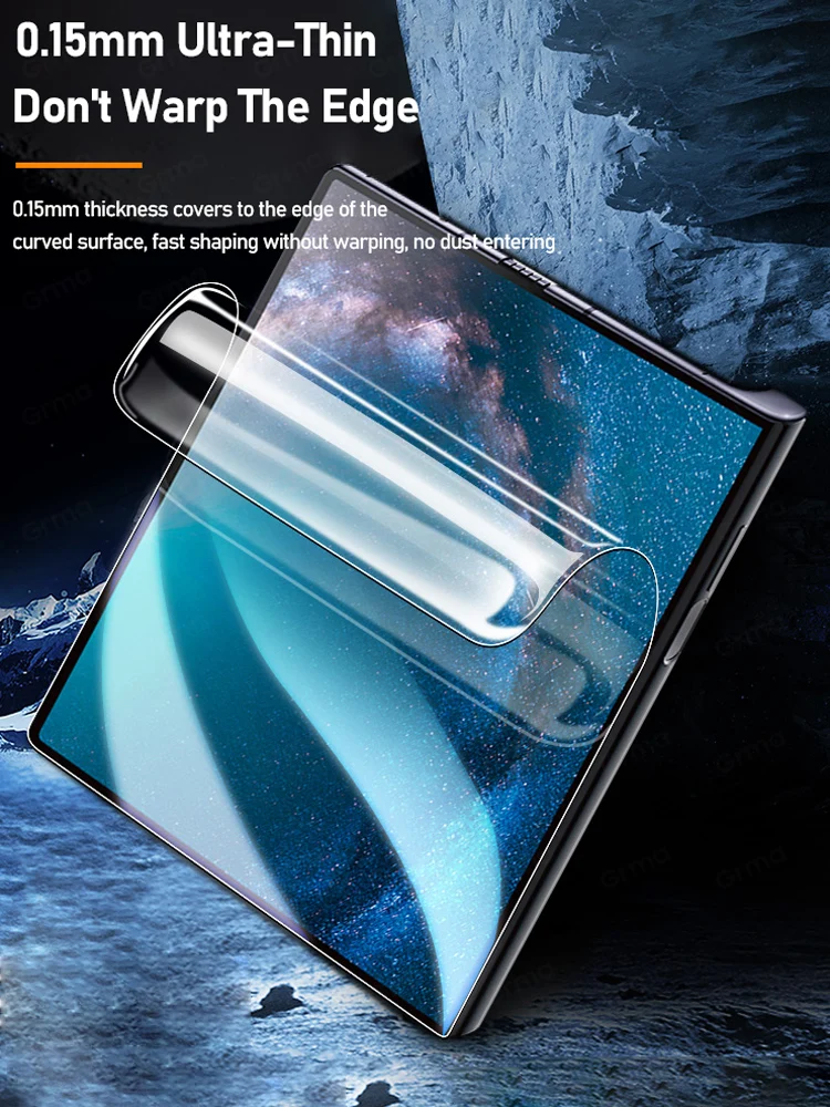 HD Full Cover Screen Protector for Huawei Mate X2 XS X Hydrogel Gel Protective Film Soft Lucent Anti Fingerprints No Glass | Мобильные